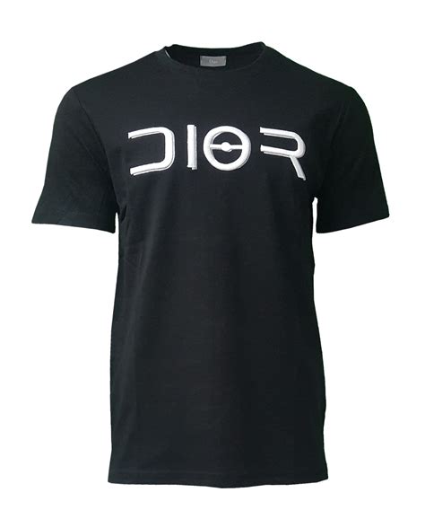 christian dior black logo tee|Christian Dior t shirts price.